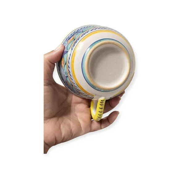 Vintage 90s Starbucks Sberna Deruta Exclusive Ceramic Cups & Saucers Set - Picture 11 of 16